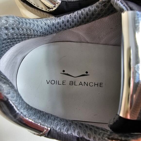 Voile Blanche Julia Power Sneaker Suede Washed Fabric Pink Grey Size 41/US 11 - Picture 11 of 15